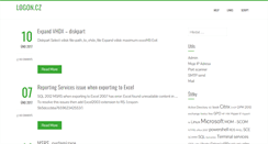 Desktop Screenshot of logon.cz