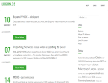 Tablet Screenshot of logon.cz